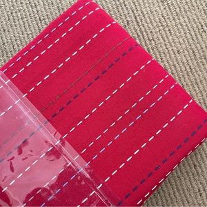 Pottery Barn Kids Red Striped Drapes (2 Panels)